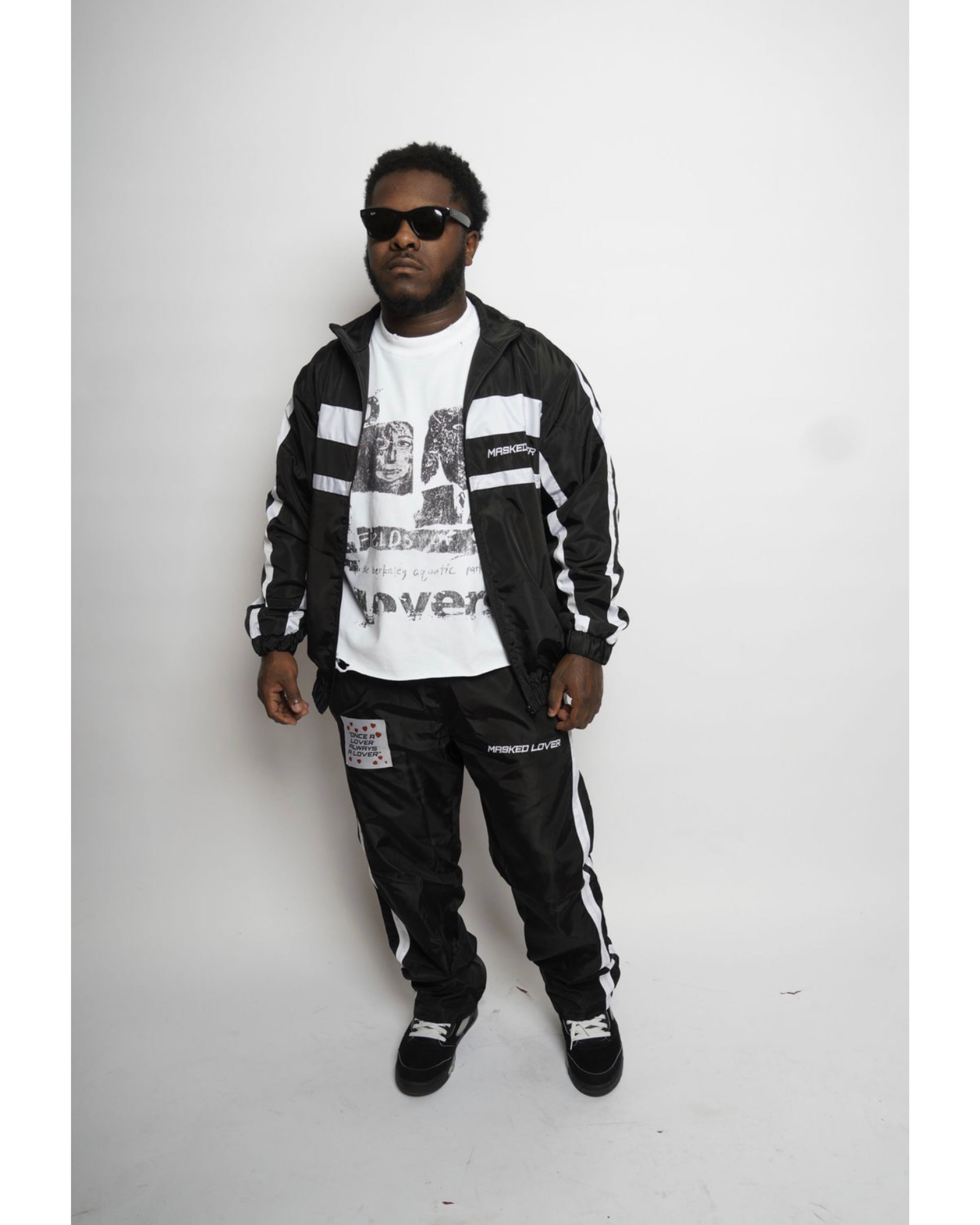 Black Streetwear Tracksuit Set – Masked Lovers