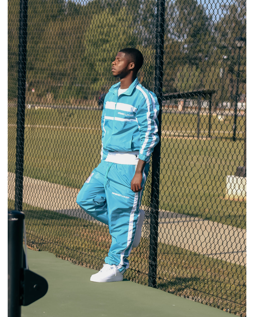 Blue Streetwear Tracksuit Set – Masked Lovers