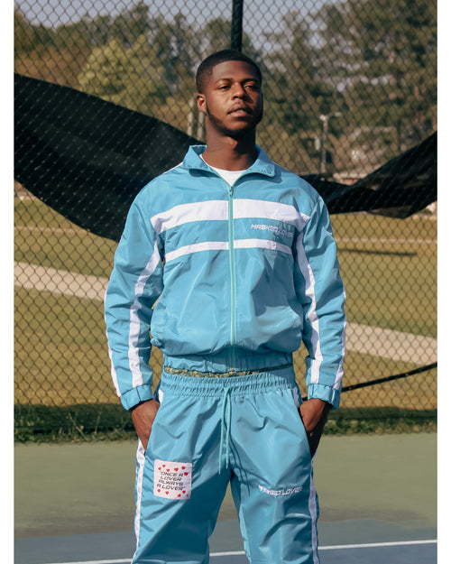 Blue Streetwear Tracksuit Set – Masked Lovers