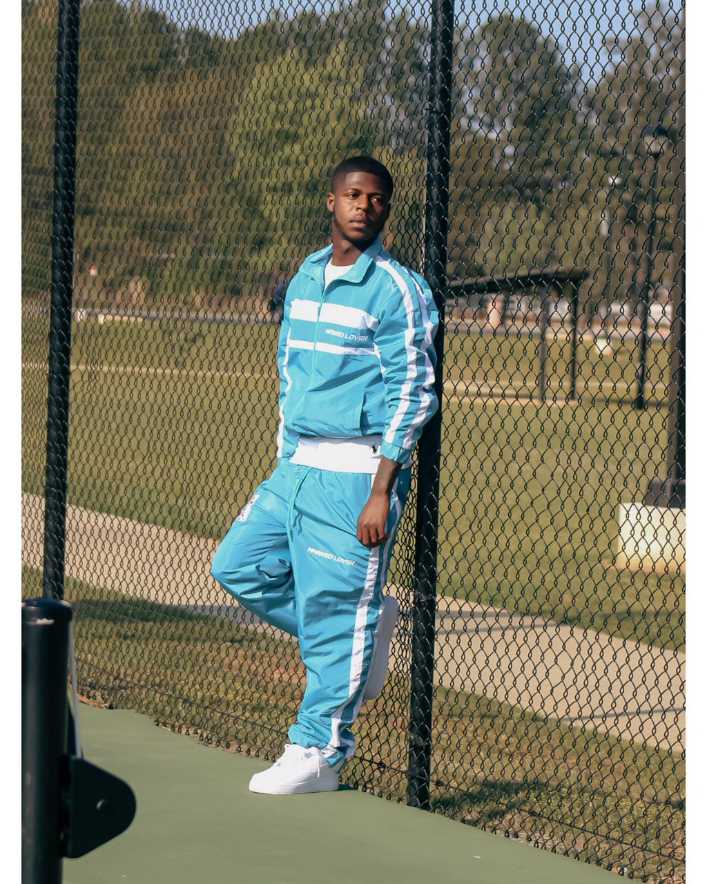 Blue Streetwear Tracksuit Set – Masked Lovers