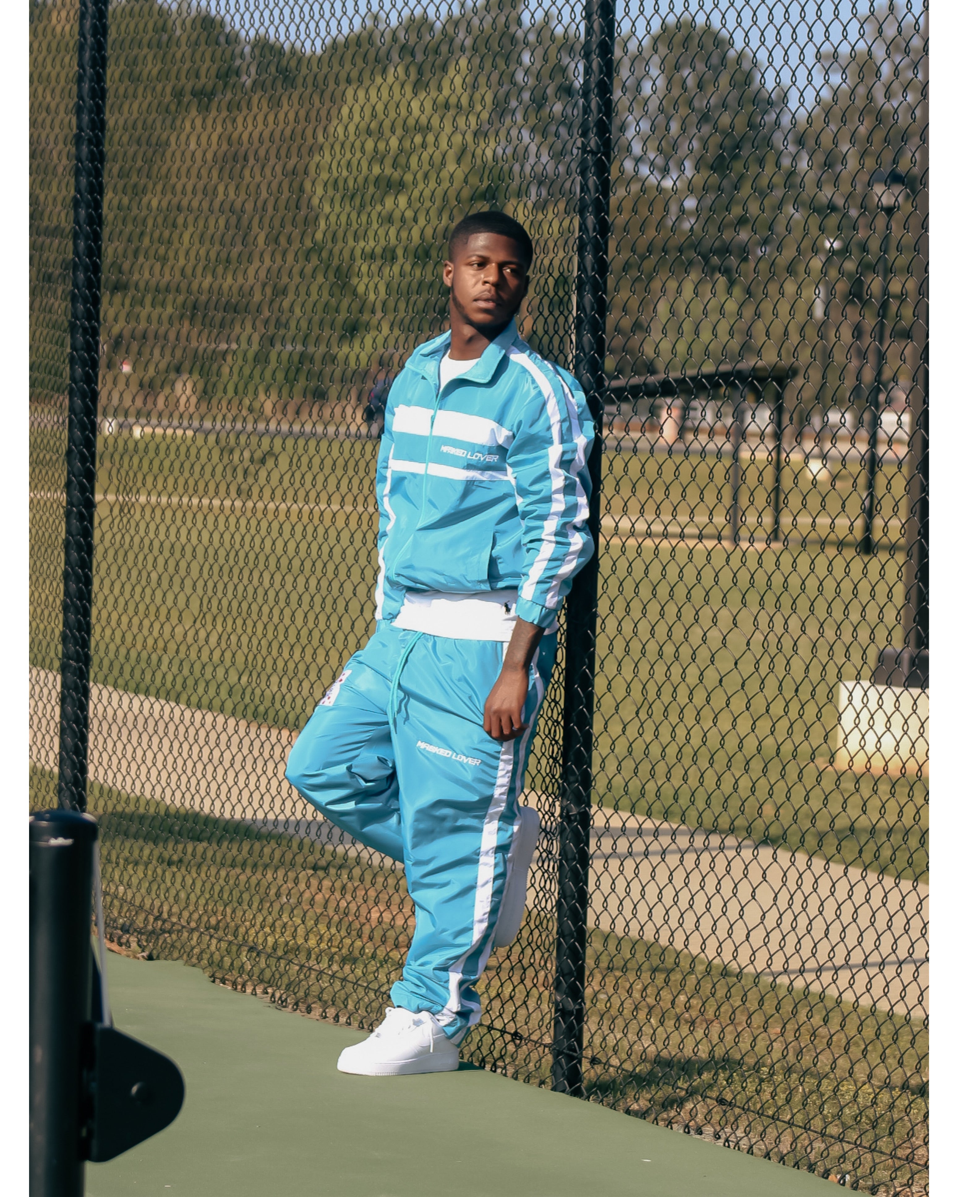 Blue Streetwear Tracksuit Set – Masked Lovers