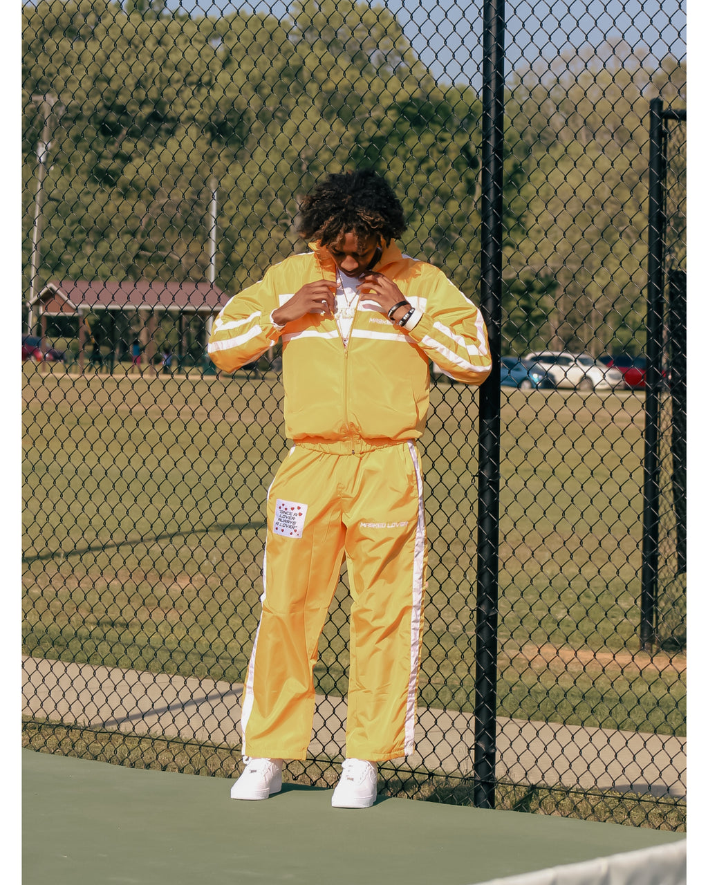 Yellow Streetwear Tracksuit Set – Masked Lovers